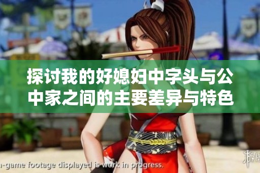 探讨我的好媳妇中字头与公中家之间的主要差异与特色