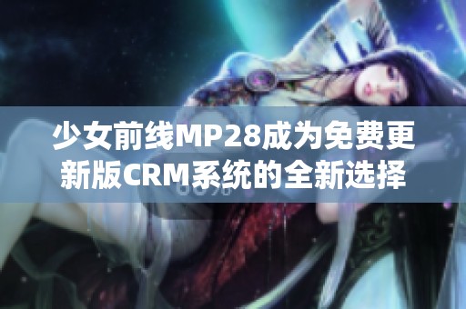 少女前线MP28成为免费更新版CRM系统的全新选择