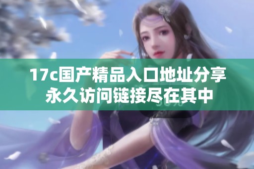17c国产精品入口地址分享 永久访问链接尽在其中