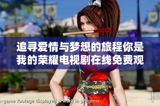 追寻爱情与梦想的旅程你是我的荣耀电视剧在线免费观看
