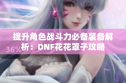 提升角色战斗力必备装备解析：DNF花花罩子攻略