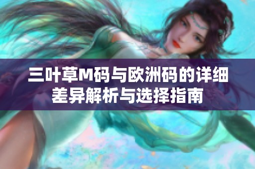 三叶草M码与欧洲码的详细差异解析与选择指南