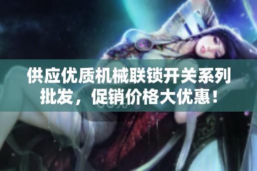 供应优质机械联锁开关系列批发，促销价格大优惠！