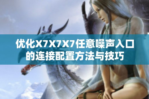 优化X7X7X7任意噪声入口的连接配置方法与技巧