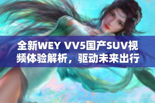 全新WEY VV5国产SUV视频体验解析，驱动未来出行新选择