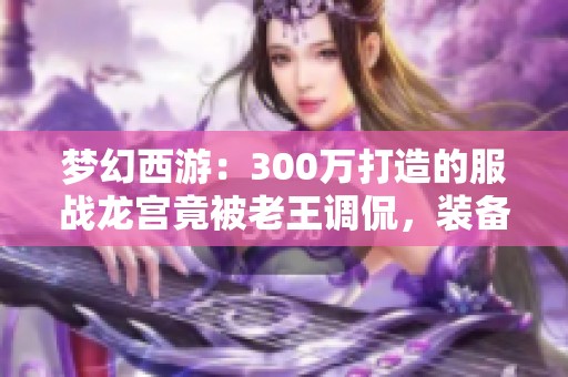 梦幻西游：300万打造的服战龙宫竟被老王调侃，装备实力引发热议