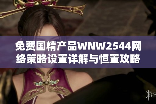 免费国精产品WNW2544网络策略设置详解与恒置攻略分享