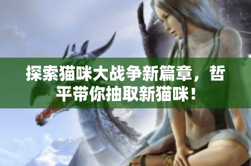 探索猫咪大战争新篇章，哲平带你抽取新猫咪！