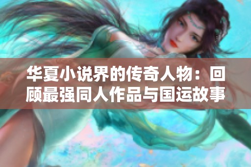 华夏小说界的传奇人物：回顾最强同人作品与国运故事