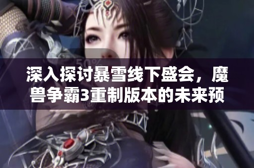 深入探讨暴雪线下盛会，魔兽争霸3重制版本的未来预示何在？