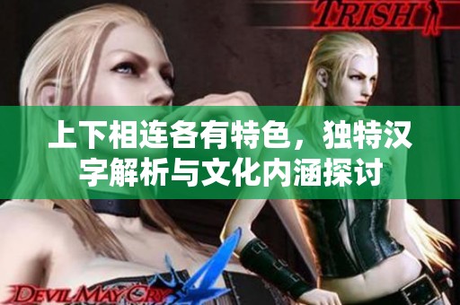 上下相连各有特色，独特汉字解析与文化内涵探讨