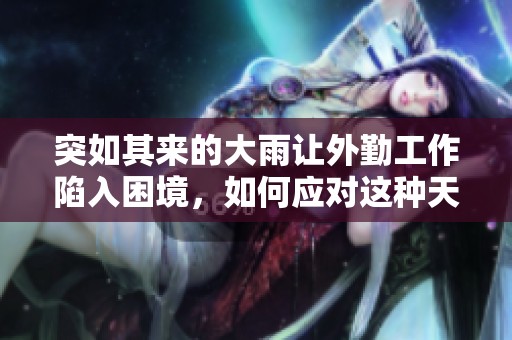 突如其来的大雨让外勤工作陷入困境，如何应对这种天气变化