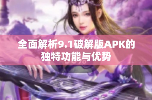 全面解析9.1破解版APK的独特功能与优势